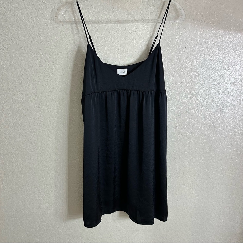 Wilfred Aritzia Lover Satin Mini babydoll dress size M - Picture 9 of 14